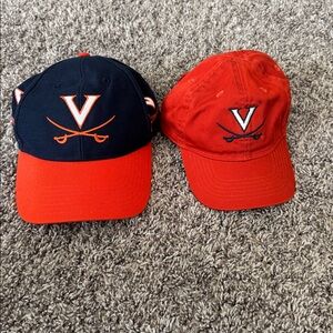 Two  Virginia Cavaliers hats. 47 brand is youth and adjustable. Legacy Toddler